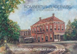 Afbeelding schilderij Hotel Valthermond (detail) R. Zuiderweg